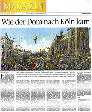 Rheinische Post Magazin Wie der Dom nach Köln kam